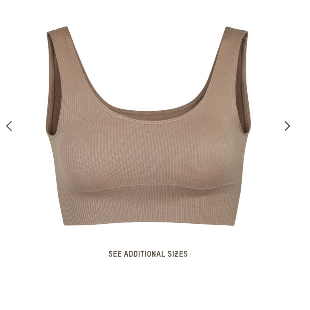 SKIMS Stretch Rib Scoop Bralette & Short Combo